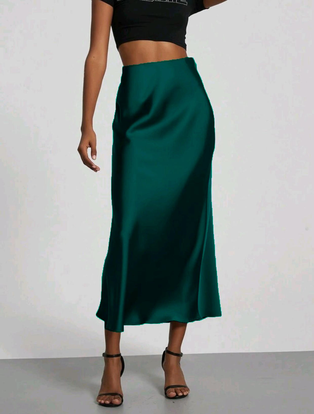 Women's Satin Skirt