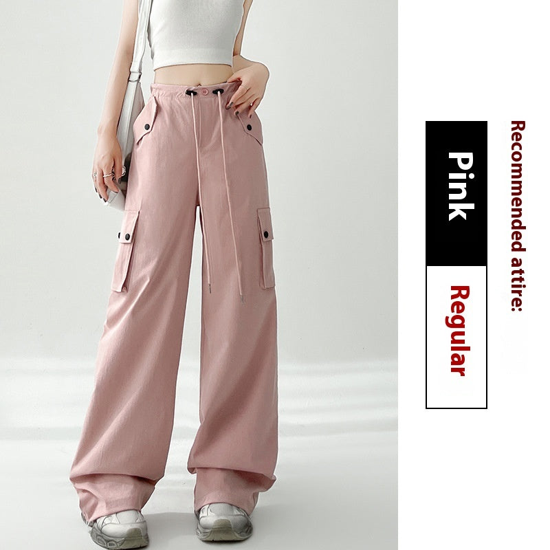 Women's Casual High Waist Wide-leg Pants
