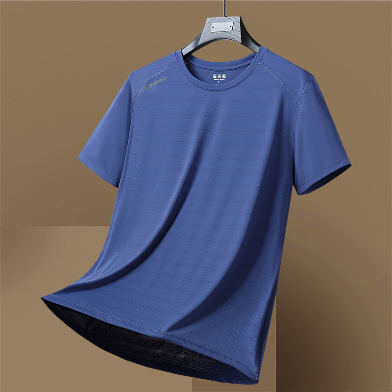 Breathable Round Neck Moisture Wicking Tee