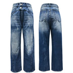 Women's Washed Denim Jeans