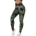 Women's Push-Up Tie Dye Sports Leggings
