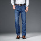Men's Straight Fit Elastic Jeans