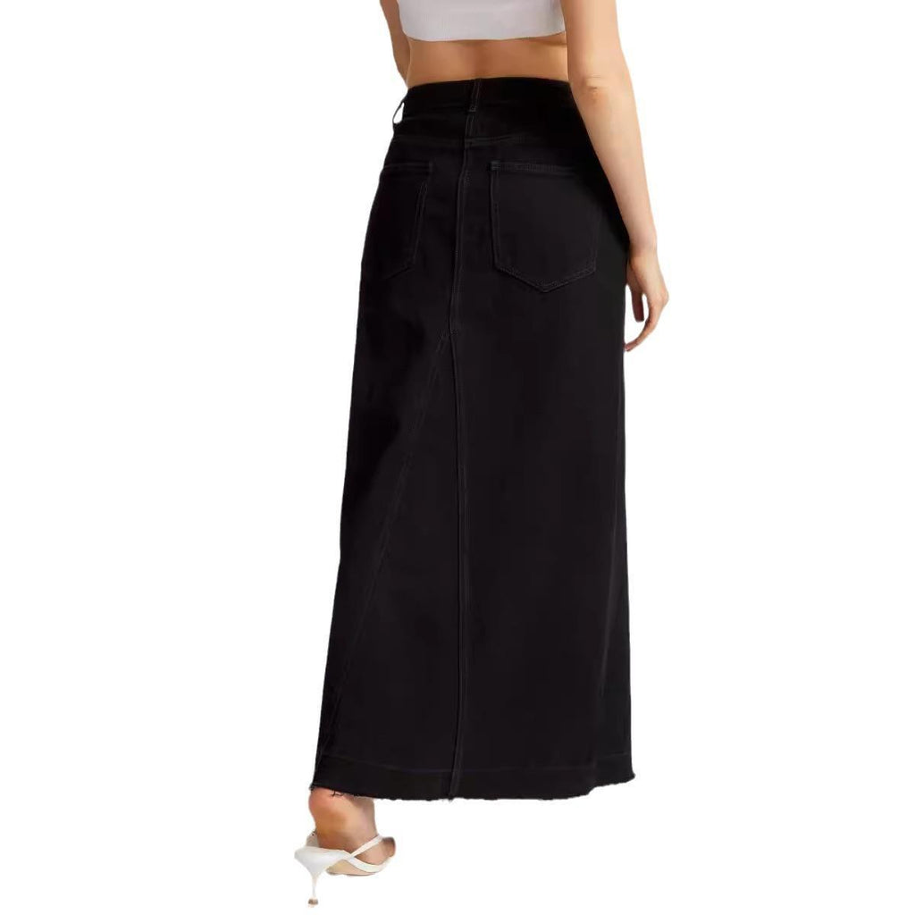Women's Retro Slim-fit Denim Skirt