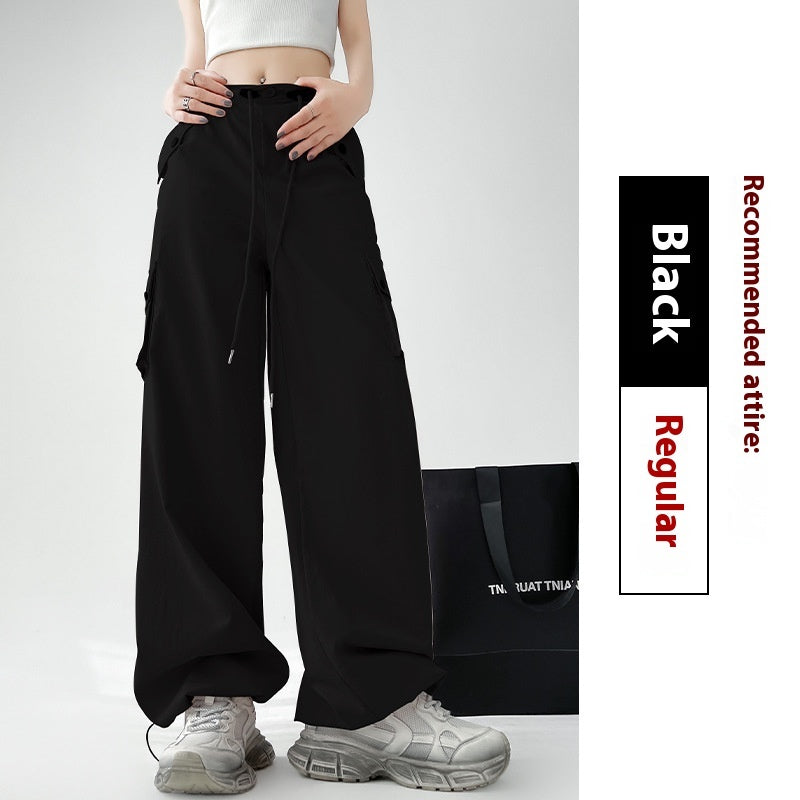 Women's Casual High Waist Wide-leg Pants
