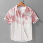 Men's Cloudy Short-sleeved Shirt
