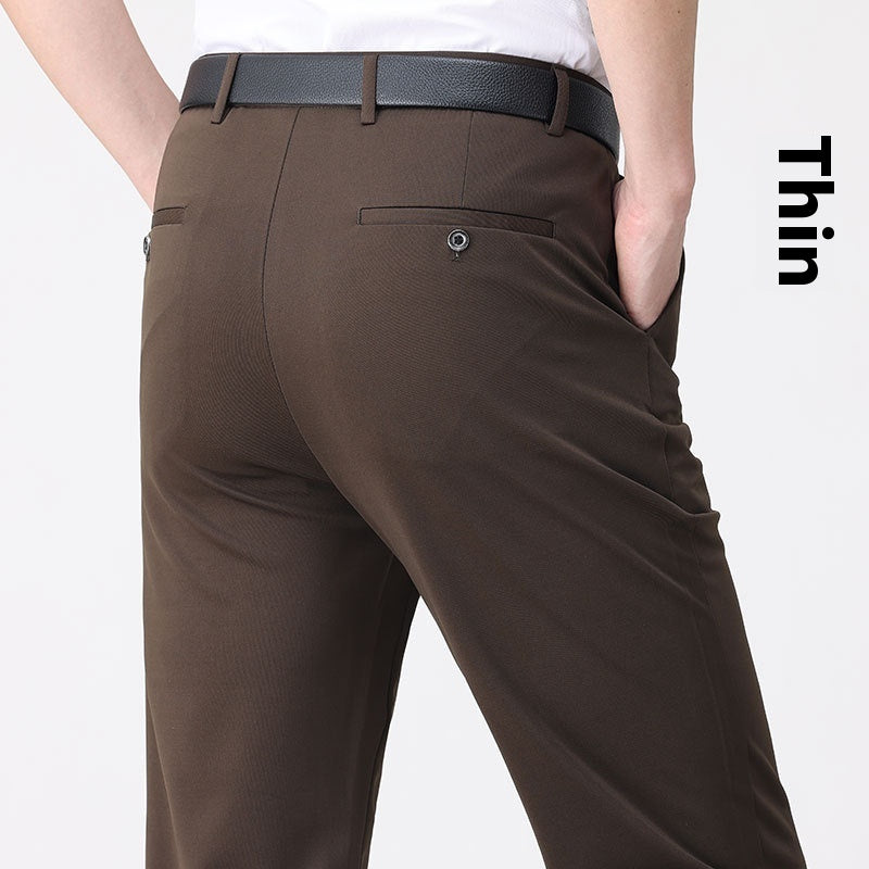 Men's Thin Ice Silk Pants