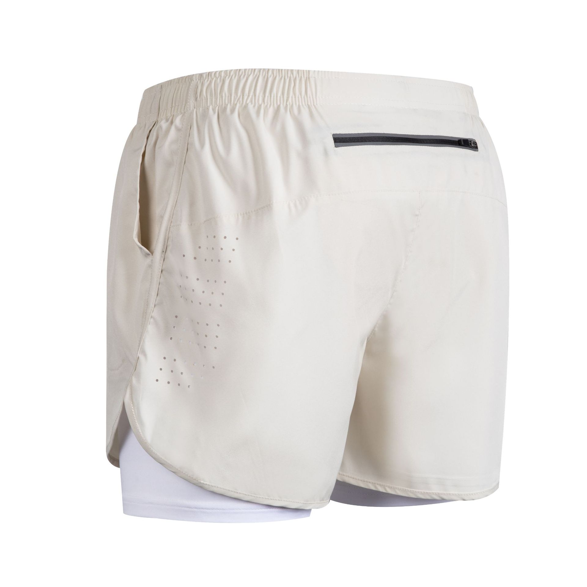 Men's Quick-Dry Double-Layer Fitness Shorts