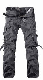 Men's Solid Cargo Pants