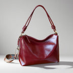 Women's Genuine Leather Double Strapped Bag