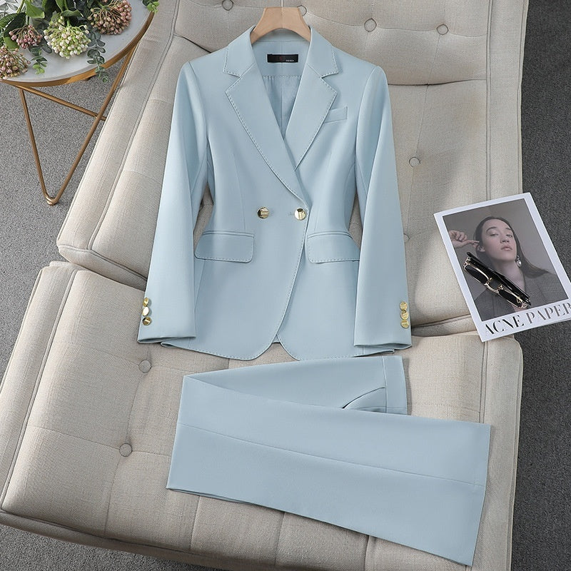 Women's Bootcut Pants And Jacket Set