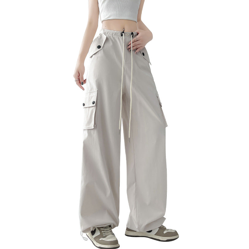 Women's Casual High Waist Wide-leg Pants