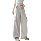 Women's Casual High Waist Wide-leg Pants