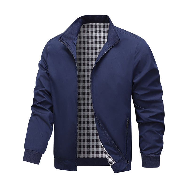 Men's Stand Up Collared Jacket