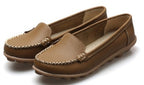 Women's Genuine Leather Bubble Soled Flats