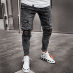 Men's Ripped Denim Jeans