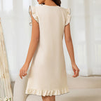 Women's Laced Sleeveless Nightgown