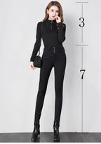 Women's Plush Fleece High Rise Stretch Jeans
