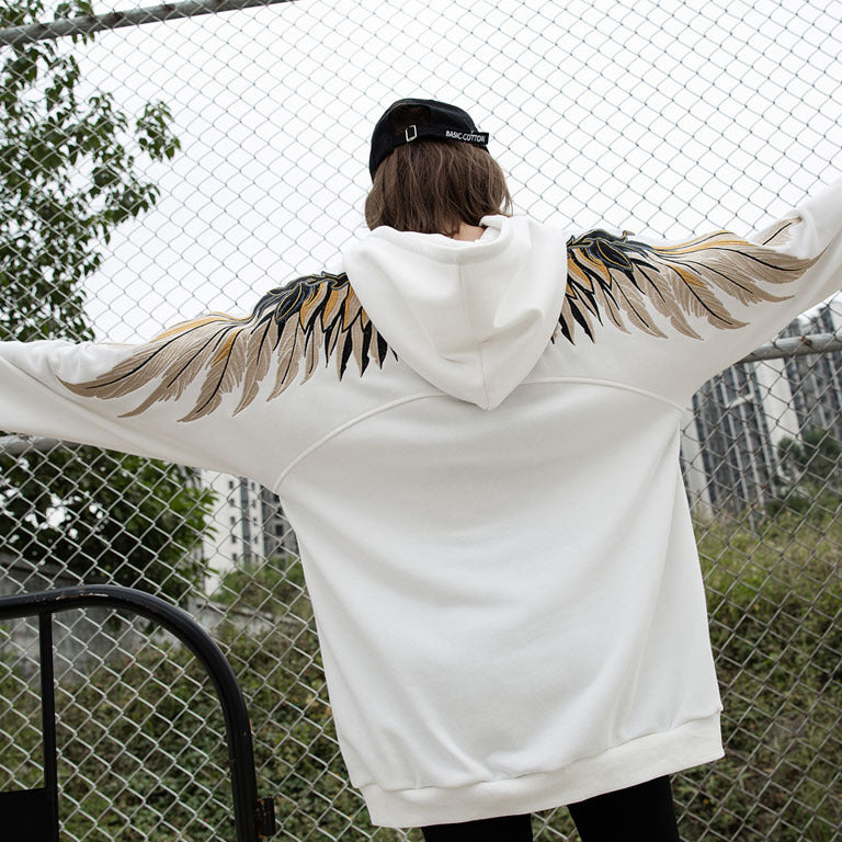 Women's Back Angel Wing Hoodie