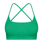 Women's Thin Strapped Chest Padded Shockproof Yoga Bra
