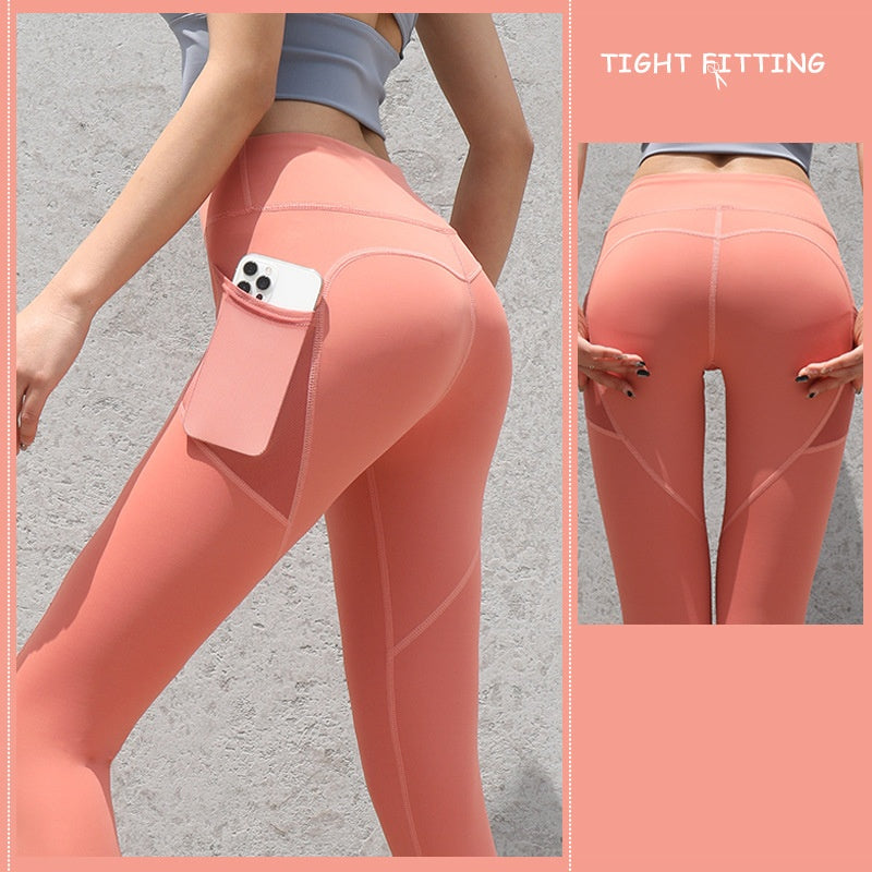 Women's Pocketed Supportive Sports Tights