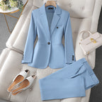 Women's Staple Long Sleeve Suit