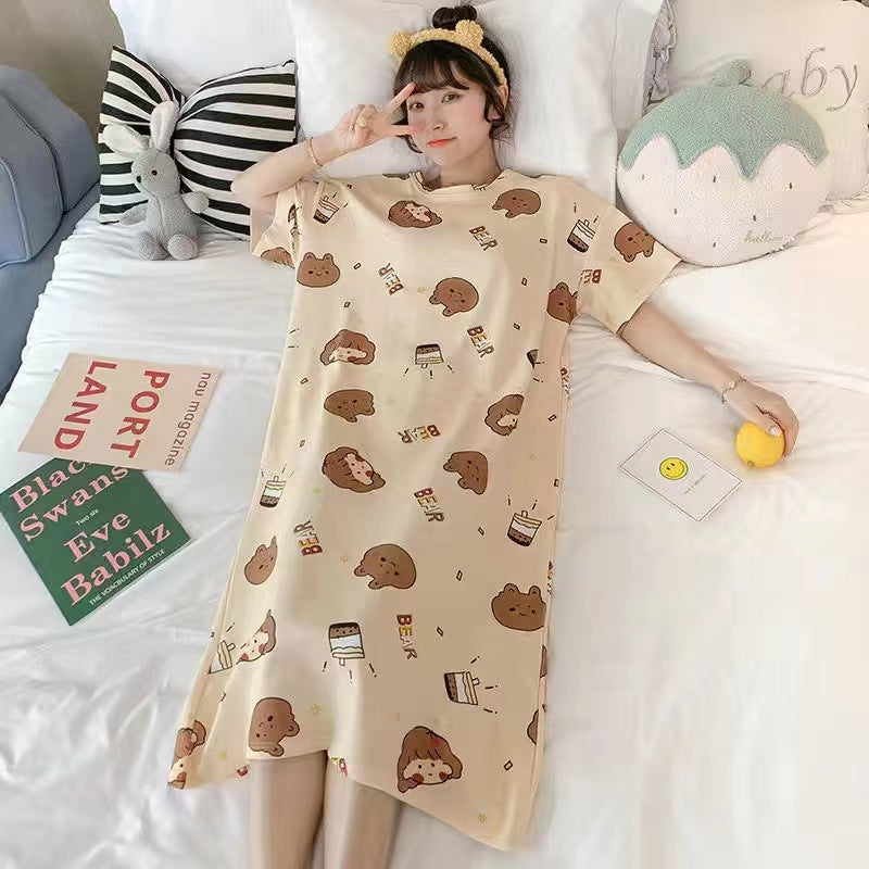Women's Printed Short-sleeve Loungewear