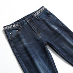 Men's Slim Fit Patterned Jeans