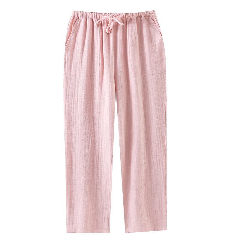 Lightweight Straight-Leg Staple Pajama Pants