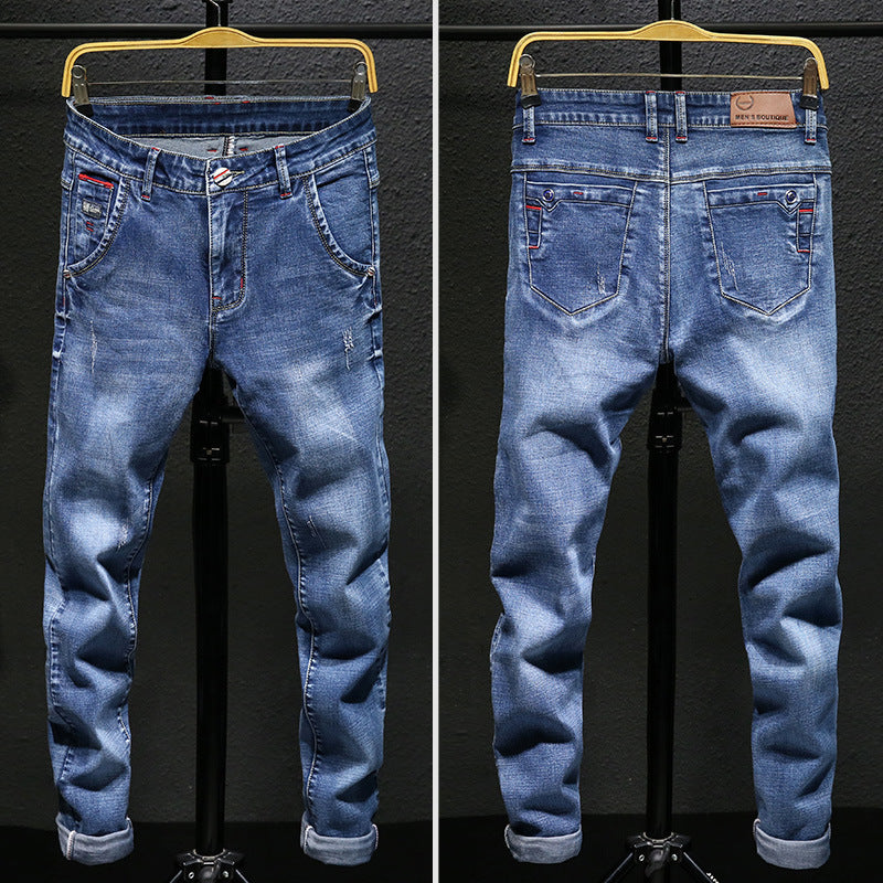 Men's Straight Fit Fleece Lined Jeans