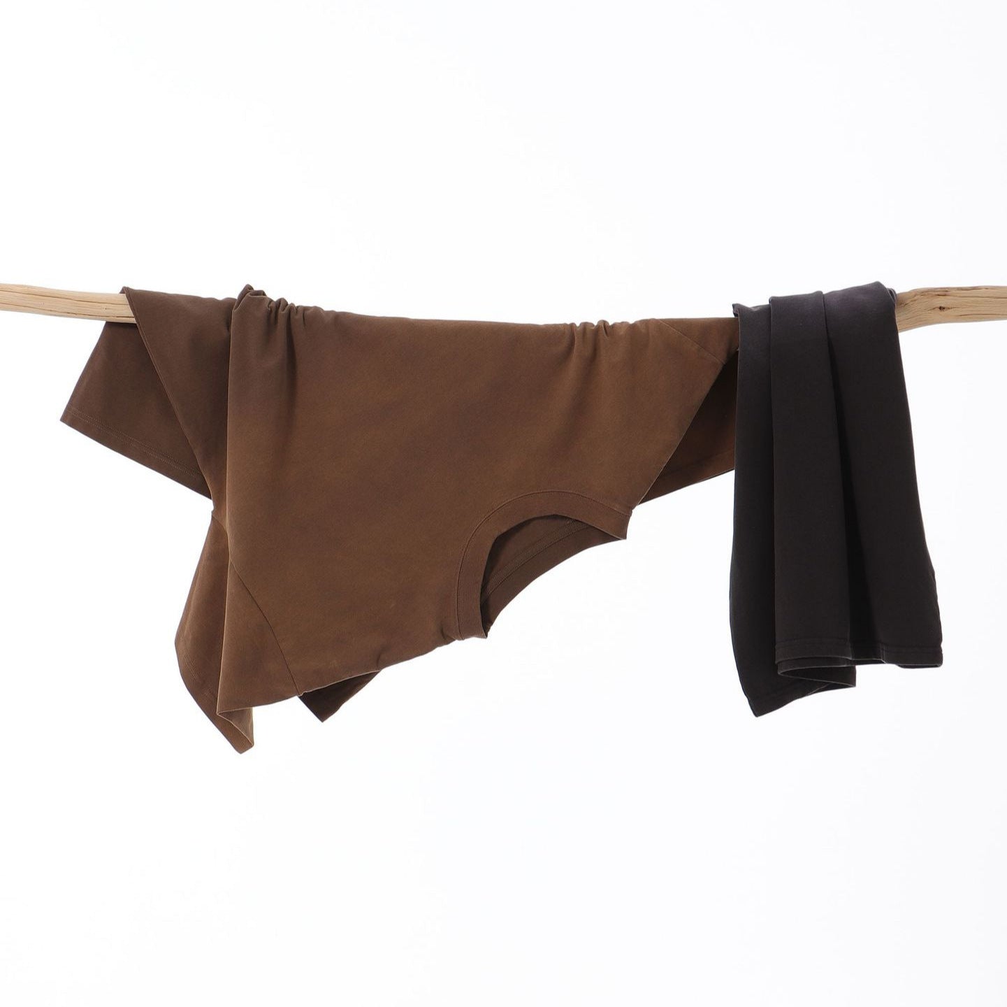 American Retro Double Yarn Pure Combed Cotton Gradient T-shirt