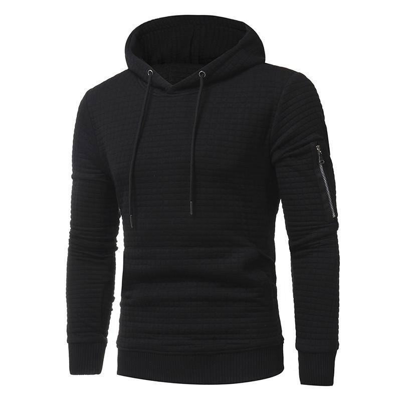 Men's Hoodie With Arm Zipper