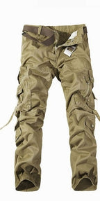 Men's Solid Cargo Pants