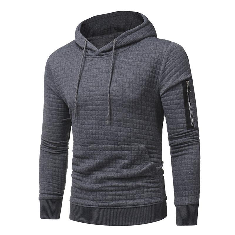 Men's Hoodie With Arm Zipper