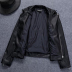 Women's Short Korean-Style Slim-Fit Black Jacket