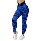 Women's Push-Up Tie Dye Sports Leggings