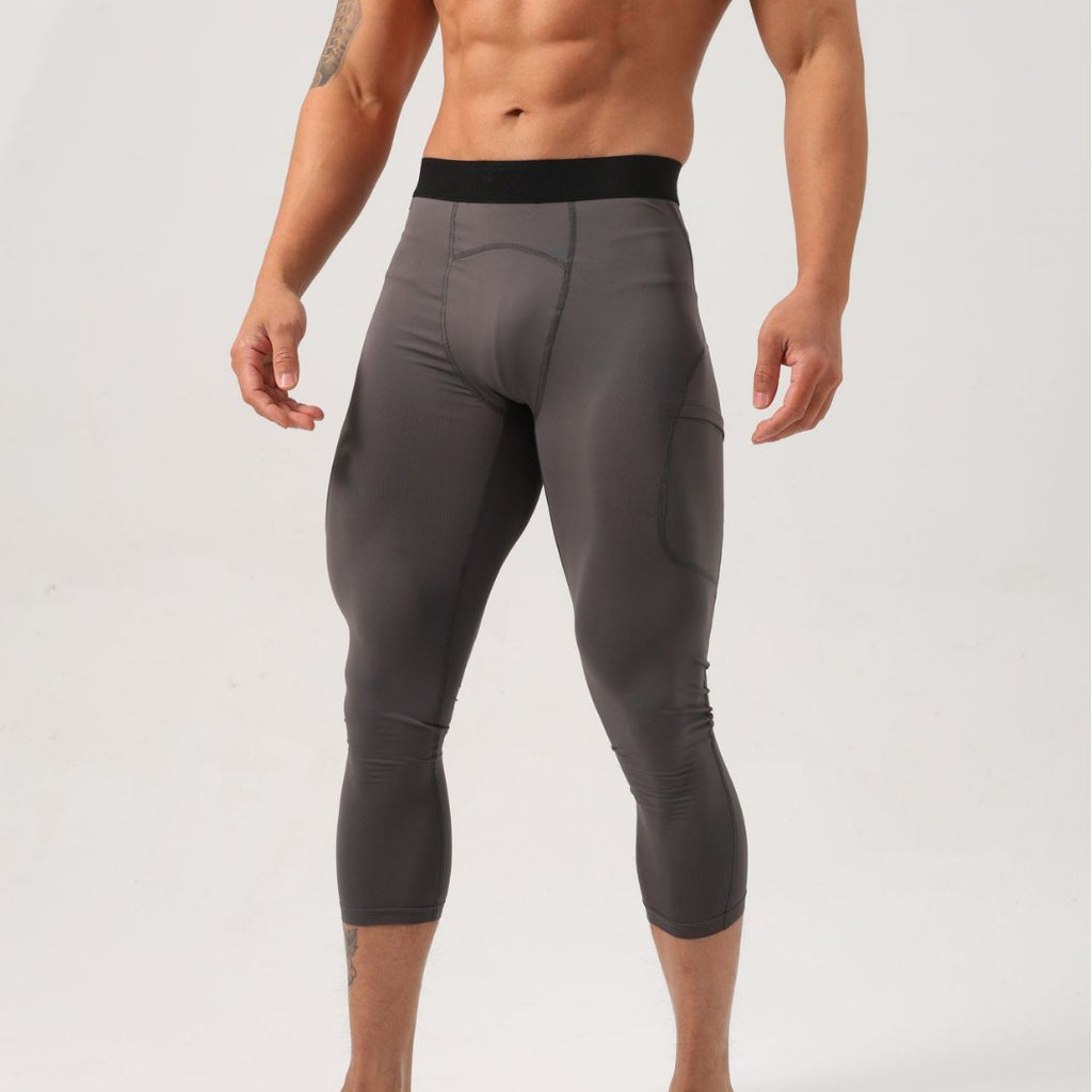 Men's Elastic Close-Fitting Unrestricted Smooth Quick-Dry Pouch Pants