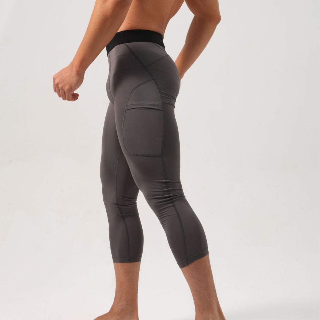 Men's Elastic Close-Fitting Unrestricted Smooth Quick-Dry Pouch Pants