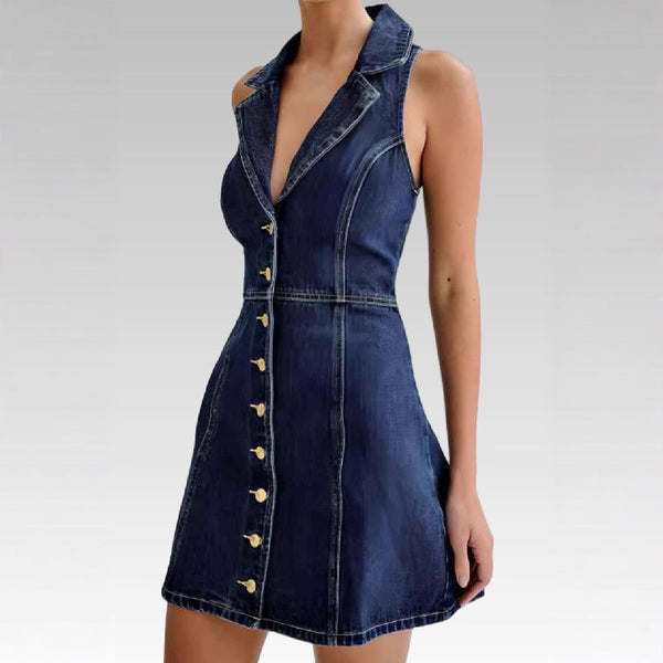 Women's Denim Tea Dress