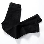 Women's High Waist Stretch Velvet Winter Jeans