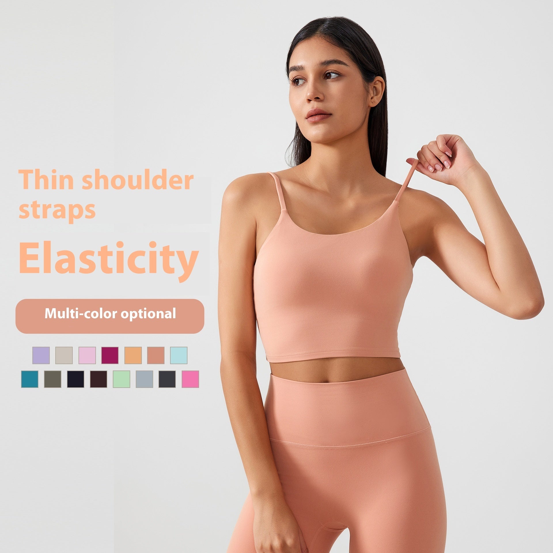 Women's Shockproof Push-up Back Support Yoga Bra