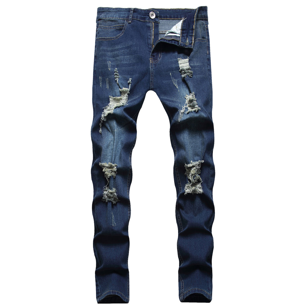 Men's Ripped Denim Jeans