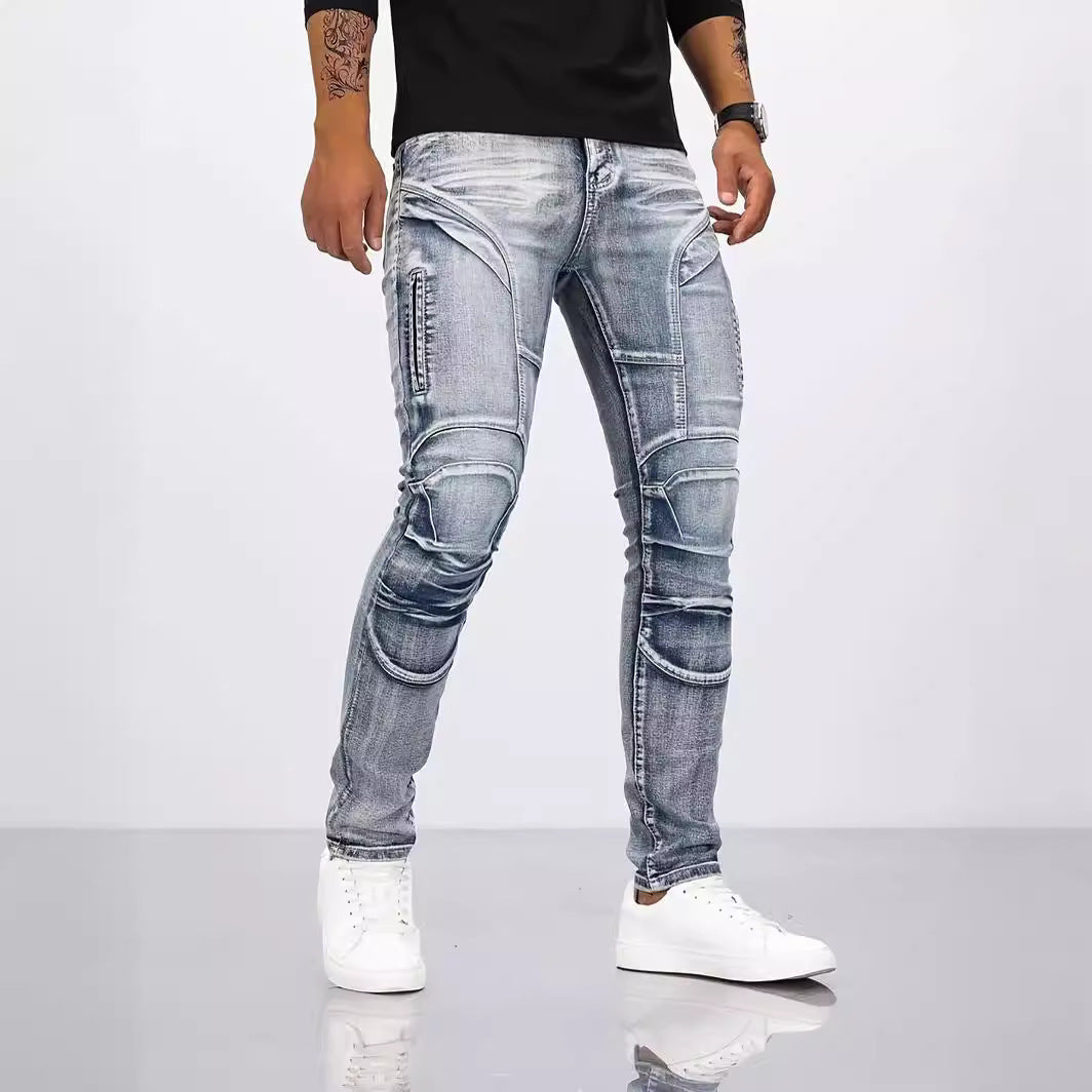 Men's Retro Casual Stretch Slim-fit Jeans