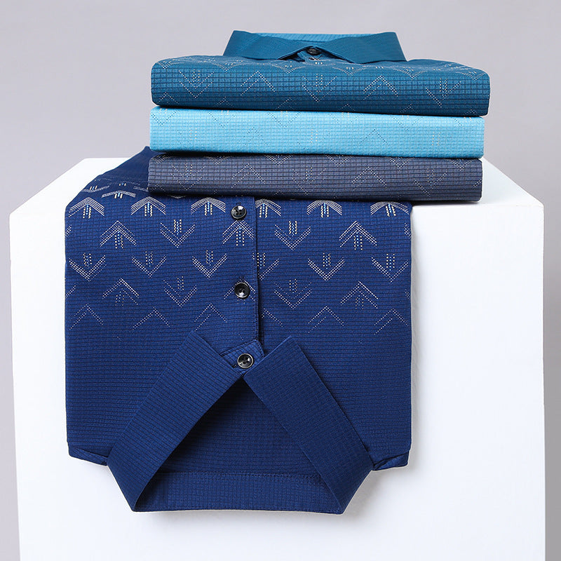 Men's Quick Dry Cool Mesh Polo T-Shirt