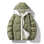 Men's Hooded Cotton Coat