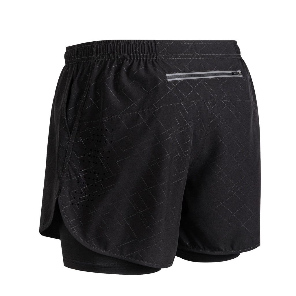Men's Quick-Dry Double-Layer Fitness Shorts