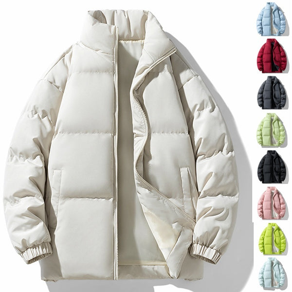 Stand-up Collar Padded Coat