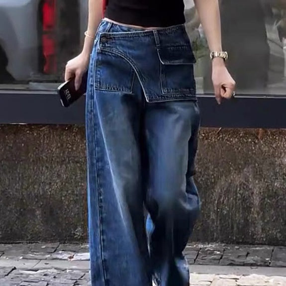 Women's High-waisted Wide-leg Jeans