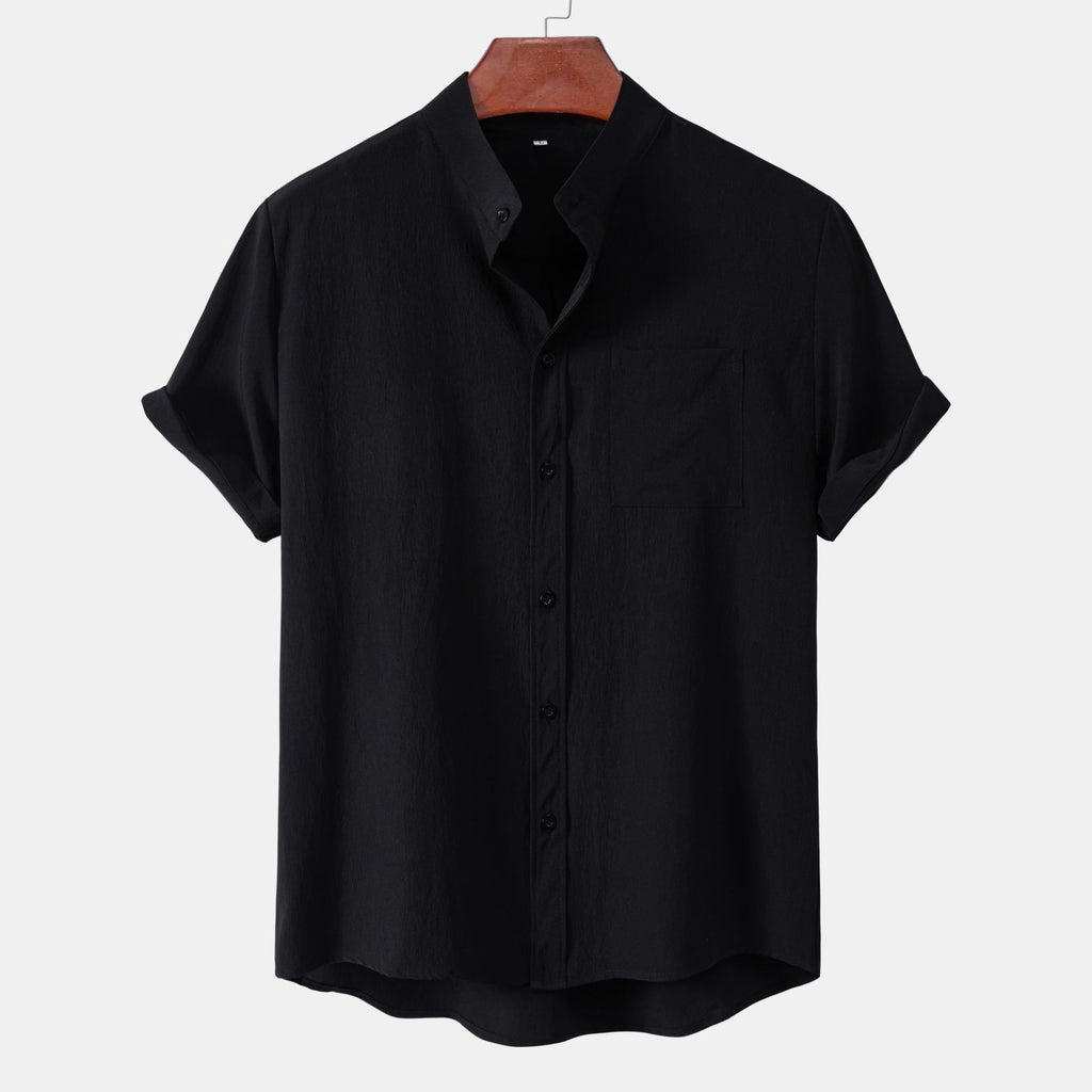 Men's Stand Collar Everyday Shirt