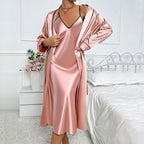 Women's Laced Suspender Skirt And Gown Suit