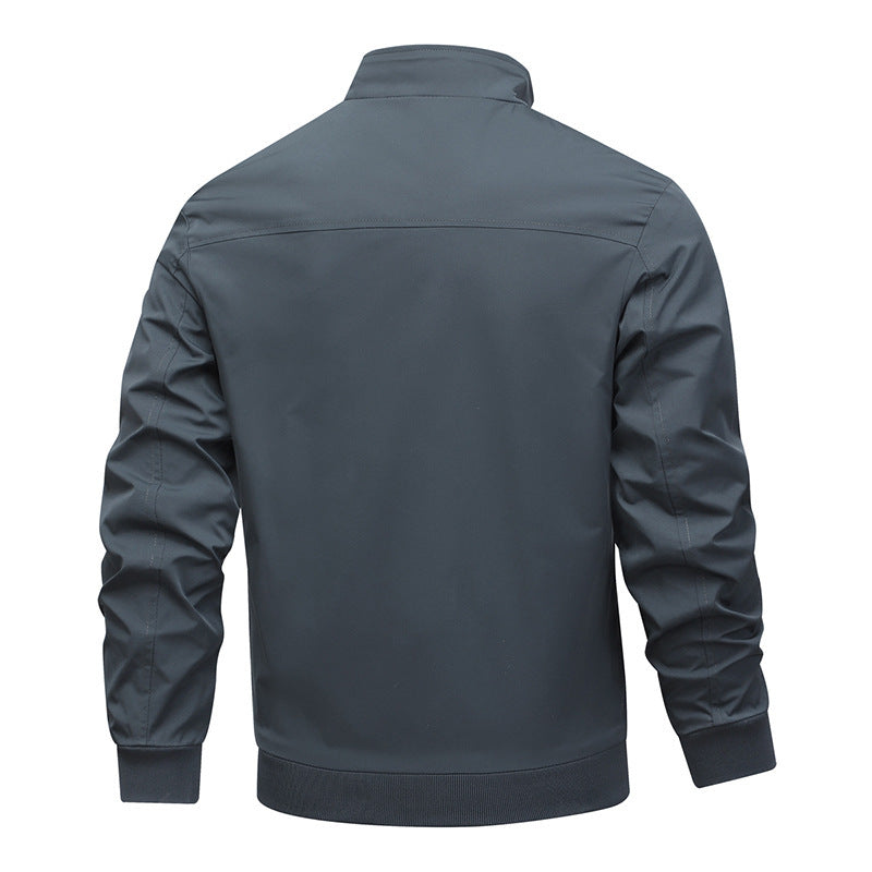 Men's Stand Up Collared Jacket